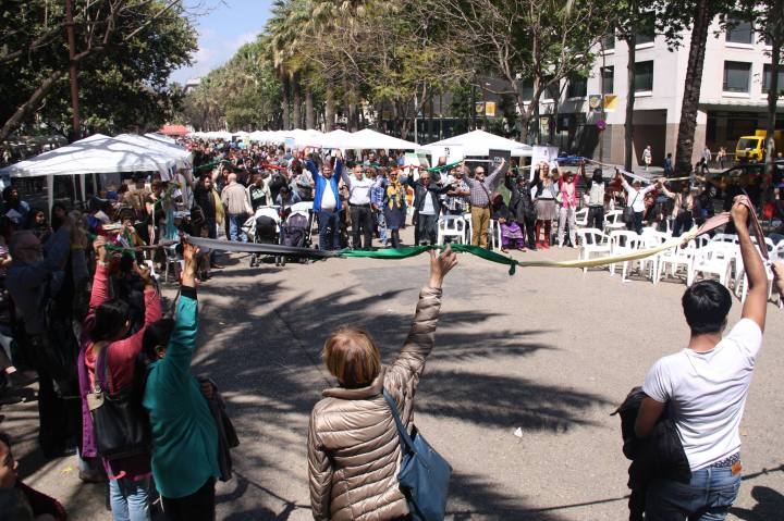 Tot Raval community event in the El Raval neighborhood. Photo Credit: Tot Raval Facebook Page